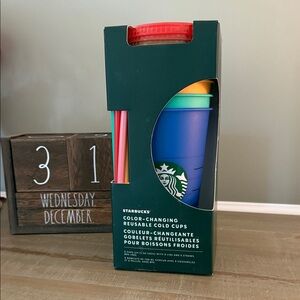 Starbucks Vibrant Reusable Cold Cups Set